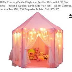 BRAND NEW!!!!!! ORIAN Princess Castle Playhouse Tent for Girls